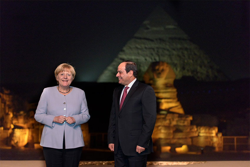 Angela Merkel's Visit to Egypt